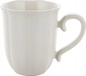 Kerámia teás-kávés bögre 350ml Retro Etera krémszínű