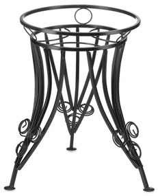 Virágállvány 47x43 cm fekete