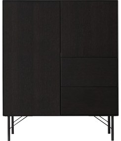 Edge fekete komód - Hammel