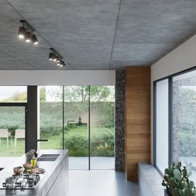 Spotlámpa MERIDA 4xGU10/40W/230V fekete