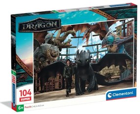 Így neveld a sárkányodat Arena 104 db-os Super puzzle Clementoni