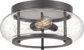 ELSTEAD QZ-TRILOGY-FM-OZ QUOIZEL Klasszikus Mennyezeti Lámpa Eves Bronz E27 IP20