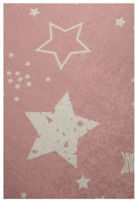 Pink Stars gyerekszőnyeg, 100 x 160 cm