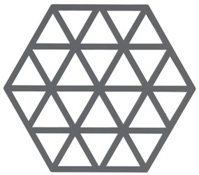 Triangles szürke szilikon edényalátét - Zone