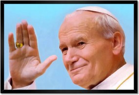 Poszterek keretben 60x40 II. János Pál pápa