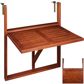 Deuba Balkonasztal - 65x45x87 cm