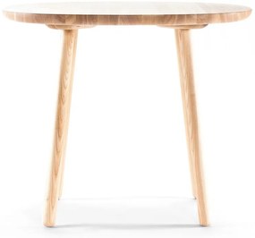 Naïve természetes tömörfa étkezőasztal, ⌀ 90 cm - EMKO