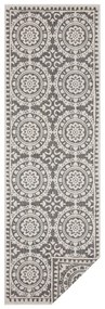 Jardin szürke-krémszínű kültéri szőnyeg, 80 x 350 cm - NORTHRUGS