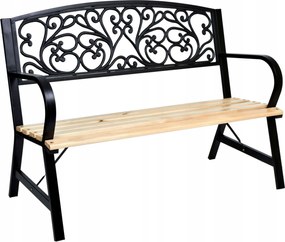 Kerti Park Pad Öntöttvas Fém Fa Kerti Teraszra 120 CM