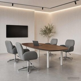 vidaXL Forgós Íróasztali Székek 4 db 54 x 58 x 90 cm Sötétszürke
