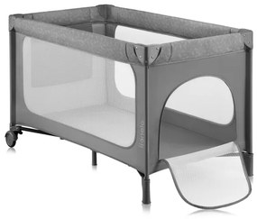 Lionelo - JASMIN EASY FOLD utazóágy Grey Stone