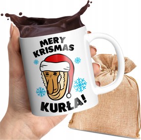 Bögre Janusz Karácsonyi Mery Krismas Mristmas Tyúk