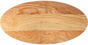 vidaXL világosbarna tömör akácfa ovális alakú asztallap 100x50x2 cm
