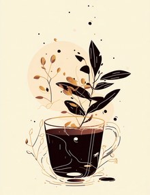 Poszter 50x65cm Őszi virágtartó