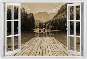 Poszterek 60x40 Híd a hegyekben Hegyek