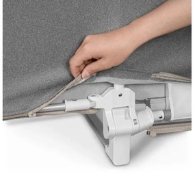 Lionelo - Biztonsági ágy korlát LORA söt. szürke