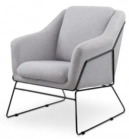 Világosszürke relaxáló fotel HAMAR 2