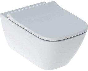 Wc soft close ülőkével Geberit Smyle Square fehér fényes felülettel hátsó kifolyással 500.683.00.2