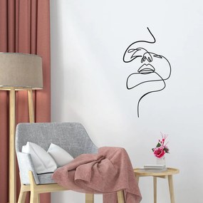 Glycon fém fali dekoráció, 36×68 cm