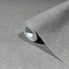 Szürke Fali Tapéta Dekoratív Vinil Szerkezettel A Flizelinen