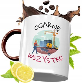 Bordó Bögre Építőknek Születésnapi Ajándék fényképes nyomtatással