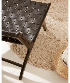Fekete fotel Calixta - Kave Home