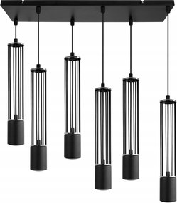 Led Mennyezeti Lámpa Lógó Díszléc Fekete Loft Cső Konyha Asztal Fölé Króm