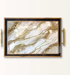 Üveg tálca, 38×24 cm – TPA10048