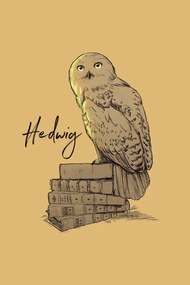 Művészi plakát Harry Potter - Hedwig, (26.7 x 40 cm)