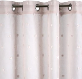 Készfüggöny karikákon 140x250cm Rózsaszín