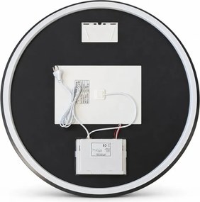 IREDA Fürdőszobatükör LED világítás kerek 70 cm