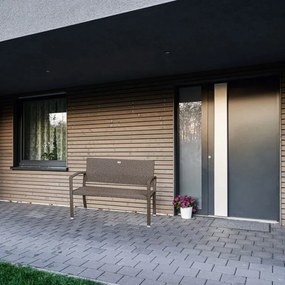 STILISTA Kerti polyrattan pad 122 x 52 cm krém