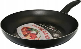 Vulcano Tapadásmentes Serpenyő, Non-stick, Fekete, Teflon, 28 CM
