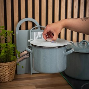 Altom Szilikon fedő, zsálya színű, átmérő 20,5 cm, 20 cm átmérőjű