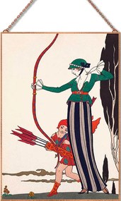 George Barbier - L’Arc-Rouge üvegkép, falikép