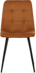 Étkezőszék sárga bársony DCL-X7015 YEL2