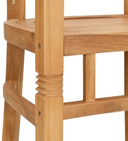 Kerti székek 2 pcs Barna 63 x 58 x 89 cm Tömör tíkfa