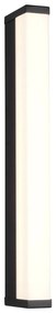Matt fekete LED fali lámpa (hosszúság 42 cm) Fabio – Trio