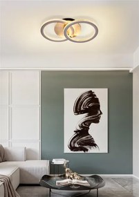 Searchlight 37122CP-LED fényerőszabályozható mennyezeti lámpatest — műszaki adatok: LED/24W/230V, 3000K, 25x42,5 cm