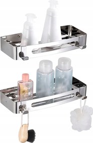 Fürdőszobai Zuhanypolc Loft Rozsdamentes acél