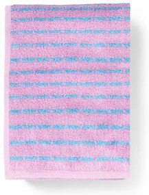 Kék-rózsaszín frottír bambuszkeverék törölköző 50x100 cm Nuance – JUNA