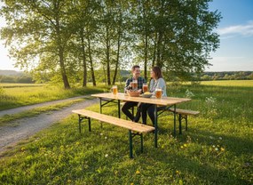 Fa sörpad garnitúra – 200 cm, 70cm