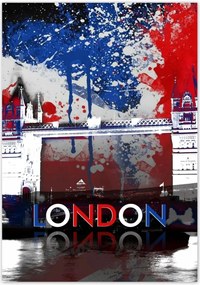 Poszterek 70x100 Tower Bridge zĂĄszlĂłval