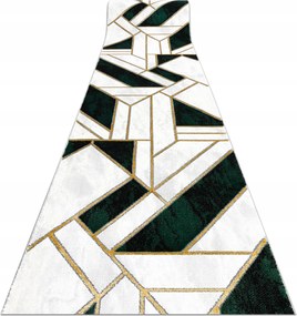 Futószőnyeg Glamour 80 cm Márvány zöld/arany ^*Q3552