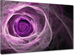 Festmények 120x80 Fraktál rózsa