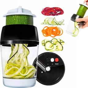 Kézi Spirál Szeletelő Gyümölcs Zöldségceruza 400ml-es Tartállyal