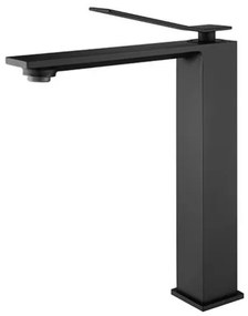 AREZZO design ROCKFIELD Magasított mosdócsaptelep, fekete AR-9902BL