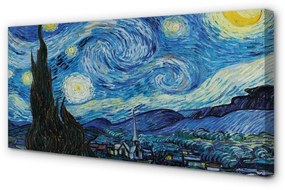 Canvas képek Art csillagos éjszaka 100x50 cm