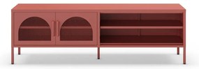 Téglavörös TV-állvány 160x50 cm Diora – Marckeric