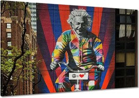 Festmények 120x80 Albert Einstein Graffiti